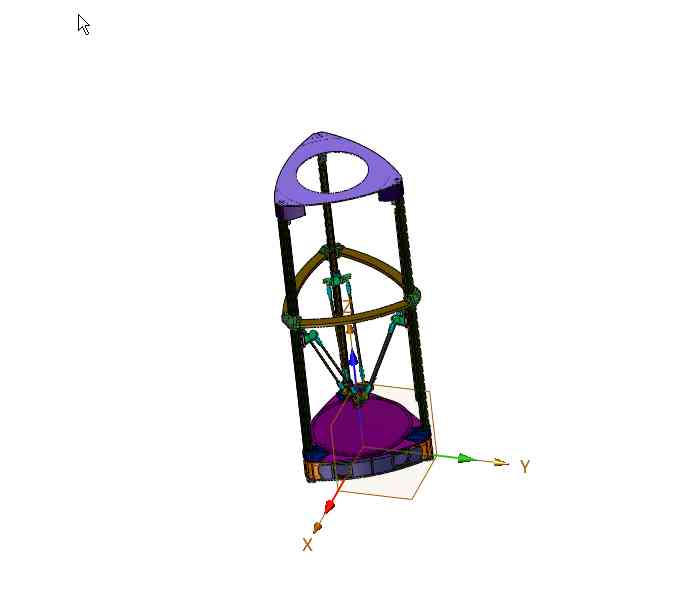 三角结构的桌面型3D打印机