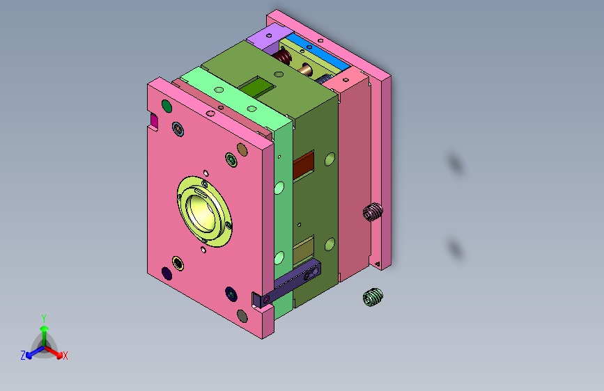 外螺杆件全自动模具