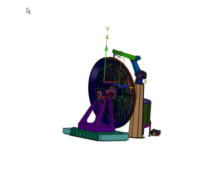 小屋建造机器人结合3D打印站