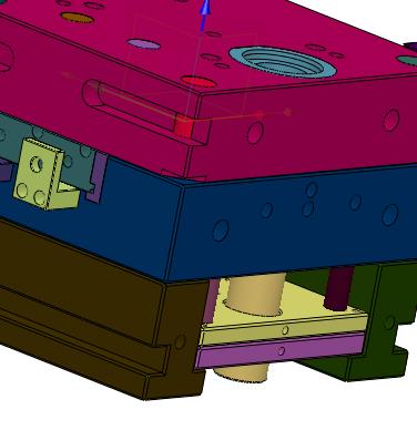 易于散热的塑壳注塑模具