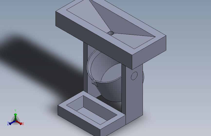 熔炉grfurnace-crucible-and-ingot-cast-1831-模型格式为 sw