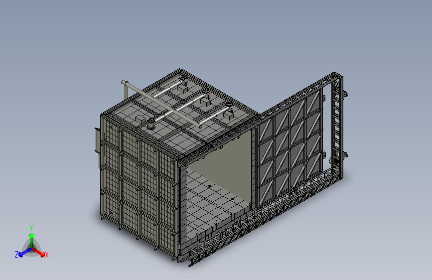 热处理炉heat-treatment-grfurnace-dhanprakash-模型格式为 stp
