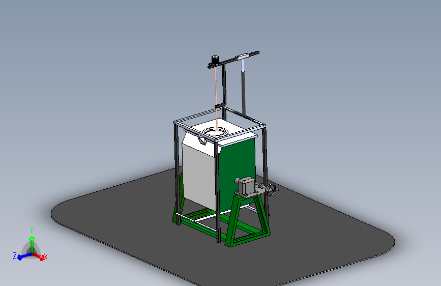搅拌铸造炉stir-casting-grfurnace-1831-模型格式为 sw