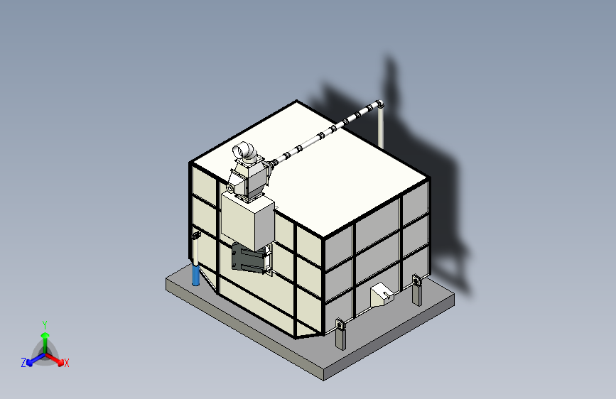 废旧金属废料回收炉grfurnace-20832-模型格式为 stp