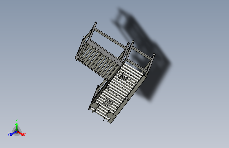 在线称重剔除系统三维建模图纸 solidworks设计 附STEP格式