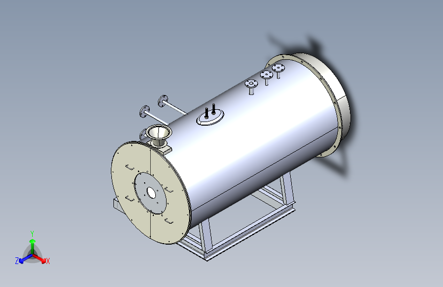 蒸汽锅炉steam-grgrboiler-9832-模型格式为 stp