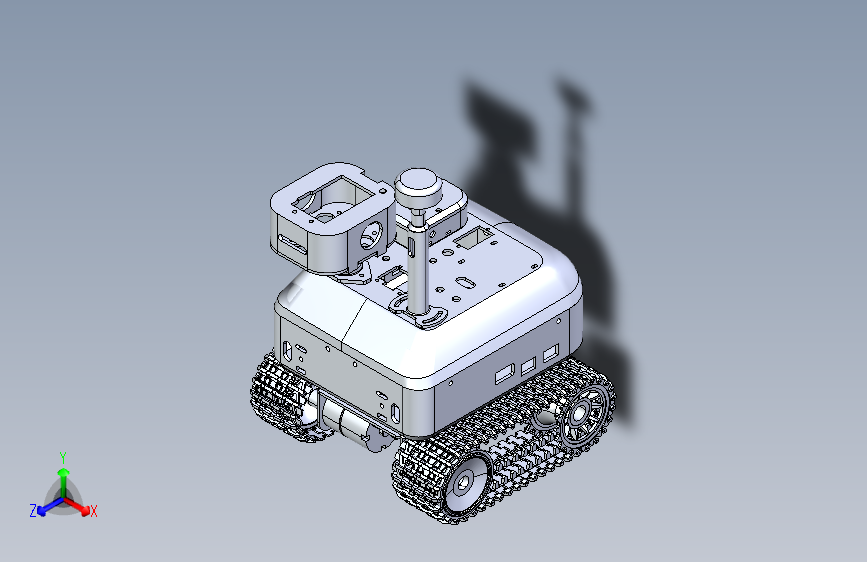 [B-01-MB] 环境监测机器人V.2--模型格式为 stp sw