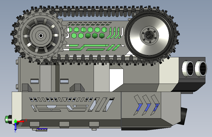 Raspberry pi创建的UGV履带小车3D数模图纸 Solidworks设计_STEP_模型图纸下载 – 懒石网