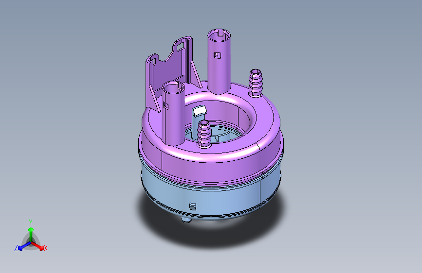 滤清器盒热熔接合机3D数模图纸 Solidworks18设计