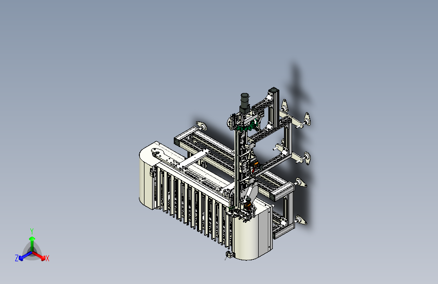 磨床输送机 磨削输送机3D数模图纸 Solidworks21设计