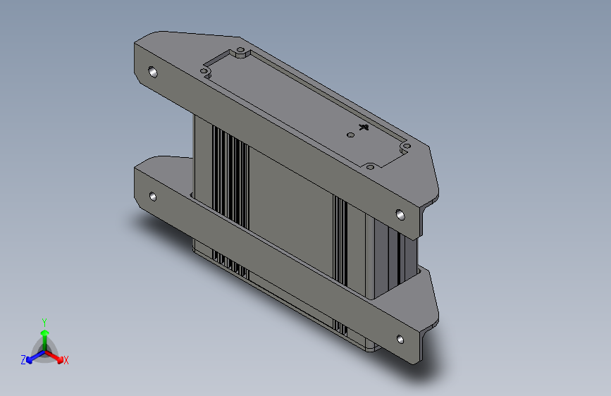 Teltonica TSW101电源以太网开关的3D打印的安装支架。