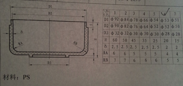 盒体注塑模具设计-第2组数据塑料注射模含4张CAD图1模2腔-独家