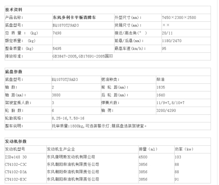 A平板式清障车的设计