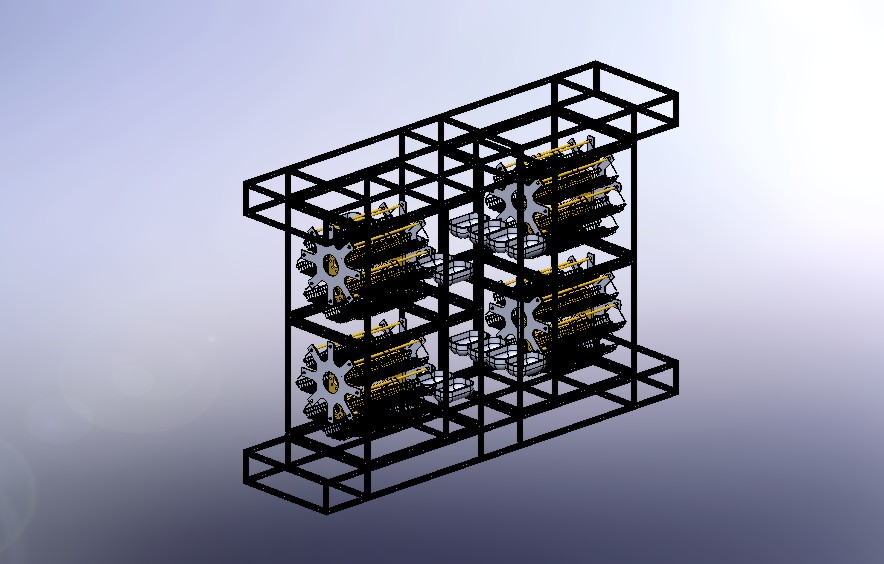 mobile grill大型移动烤架3D数模图纸 STEP IGS格式