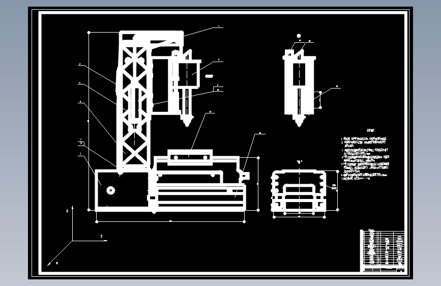 300X400数控激光切割机总体及XY工作台部件设计含4张CAD图