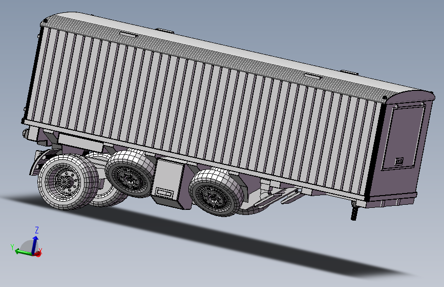 ZIL-130拖拉机的半拖车
