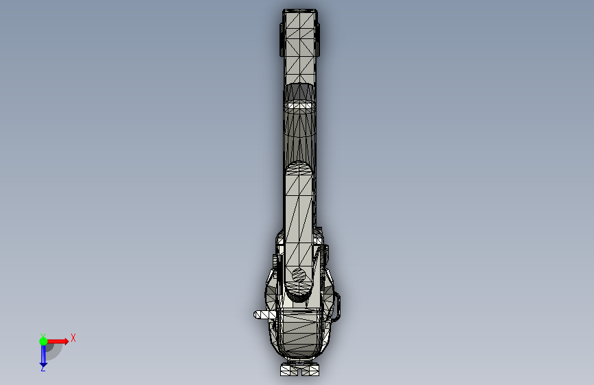 AEK-971突击步枪 俯视图