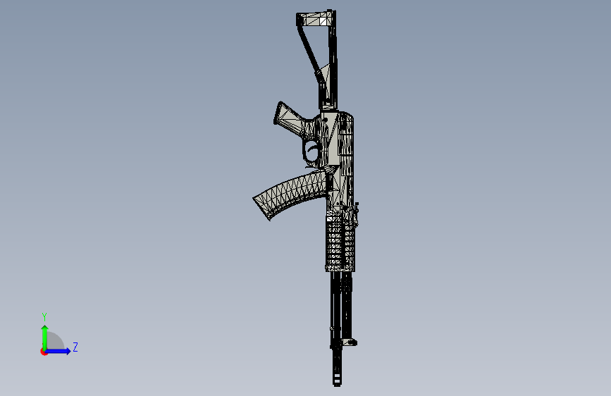 AEK-971突击步枪 左侧视图