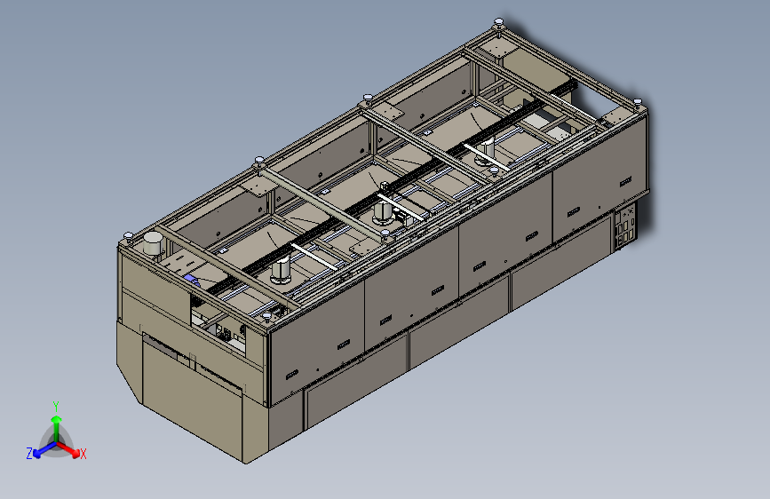 隧道炉3D数模图纸 Solidworks设计