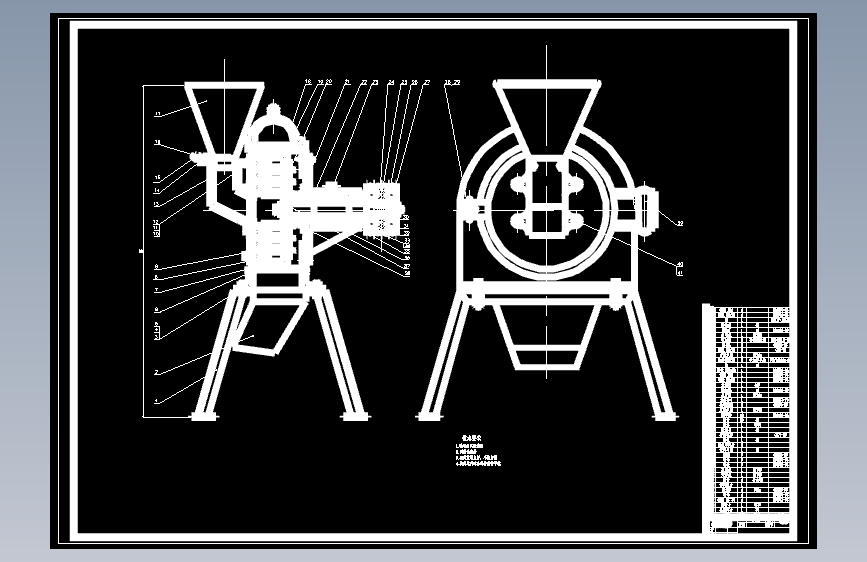 饲料粉碎机的设计含6张CAD图
