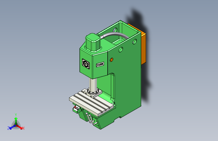 冲床型号 P6328punch-machine-model-p6328-模型格式为 sw stp