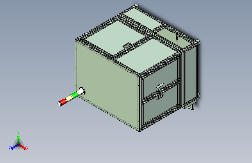 包装盒分离设备3D数模图纸 Solidworks设计 附STEP