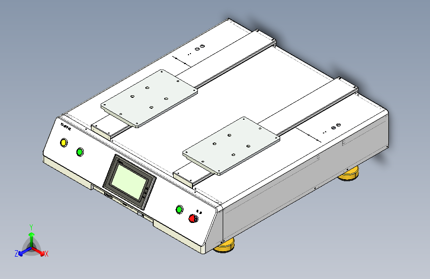 薄膜分离机3D数模图纸 Solidworks设计 附STEP IGS