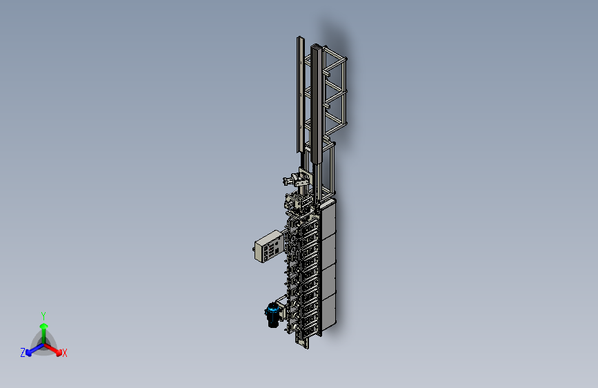 U型型材成型机3D数模图纸 Solidworks设计 附STP