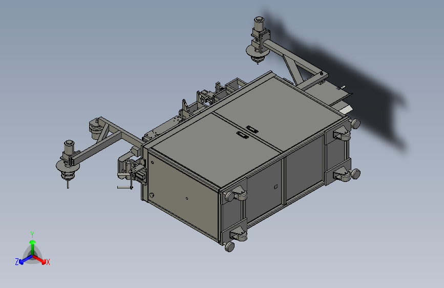 载带成型机（平板）3D数模图纸 Solidworks18设计 附STEP