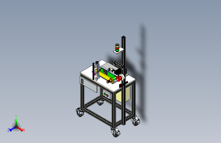 自动测量机（非标设备）3D模型图纸 Solidworks设计