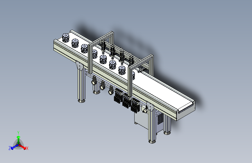 Leakage testing machine金属球阀泄漏试验机3D数模图纸 Solidworks设计 附IGS