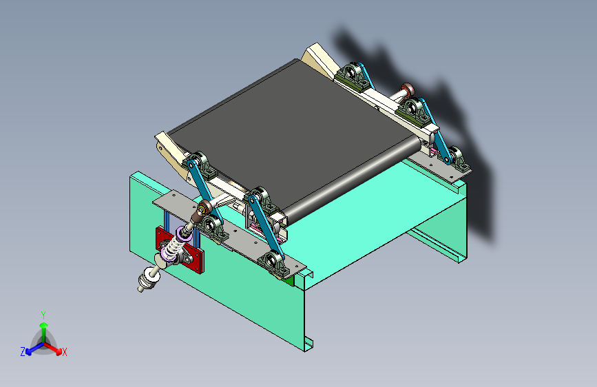 制袋成型机bag-forming-machine-模型格式为 stp