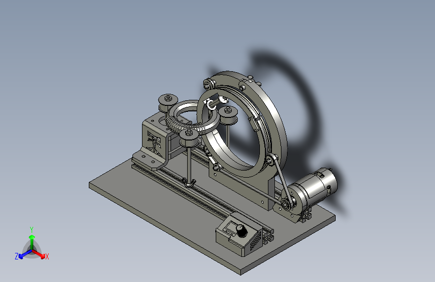 环形线圈绕线机toroid-coil-wending-machine-模型格式为 stp