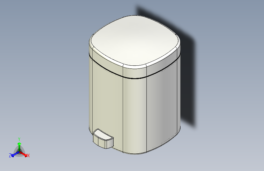 垃圾箱 垃圾处理设备trash-can-9832-模型格式为 stp sw igs