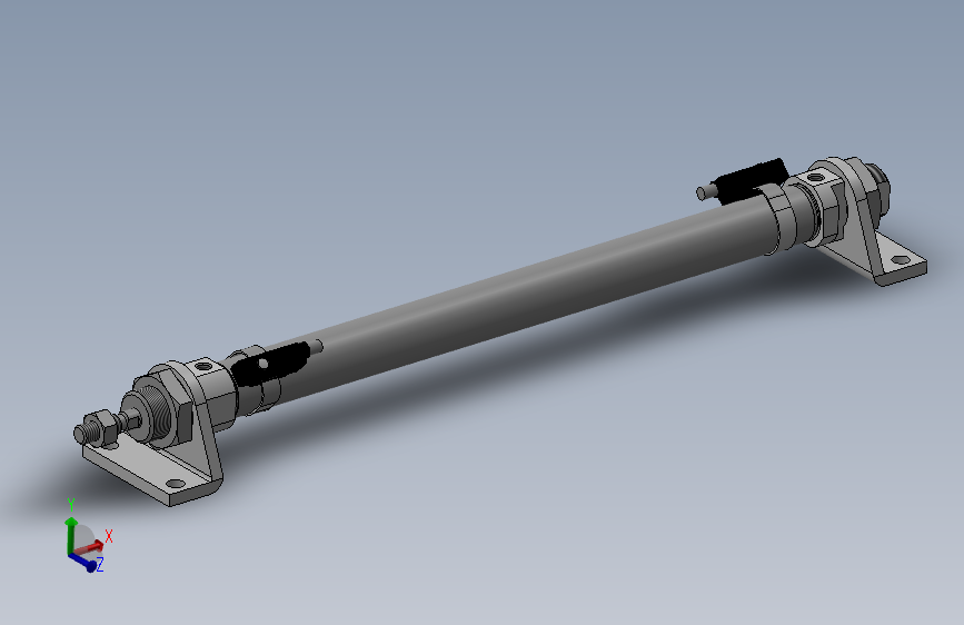 气缸MI16x185SCALB(0)+(CS1-M-2)