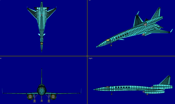 湾流_Sukhoi S-21业务SST实心组装模型