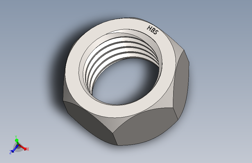 ASME B18.2.2：十六进制螺母