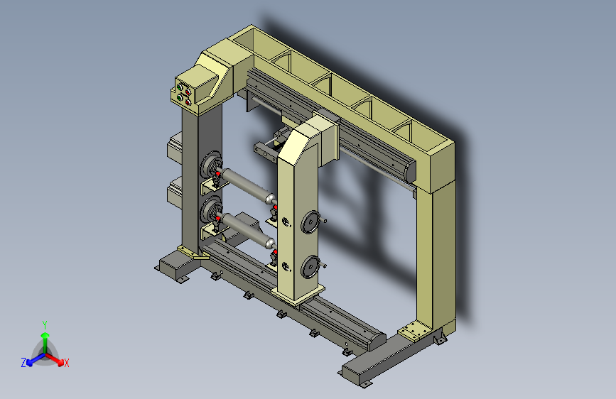 纤维缠绕机request-nc-filament-winding-machine-模型格式为 stp
