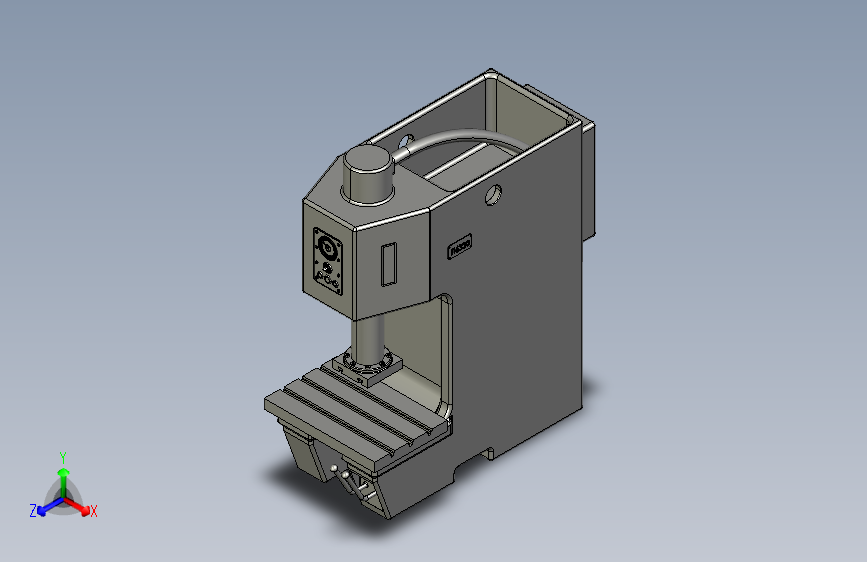 冲床型号 P6330punch-machine-model-p6330-模型格式为 sw stp