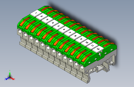 接线端子din-rail-terminal-block-with-lever-1 7 STP SW