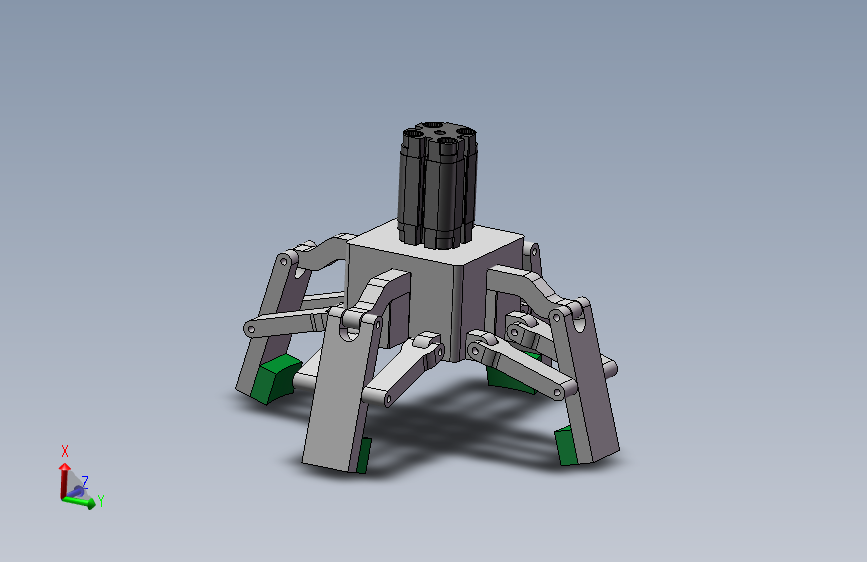 简易夹桶工装模型3D图纸 Solidworks22设计 附STEP格式