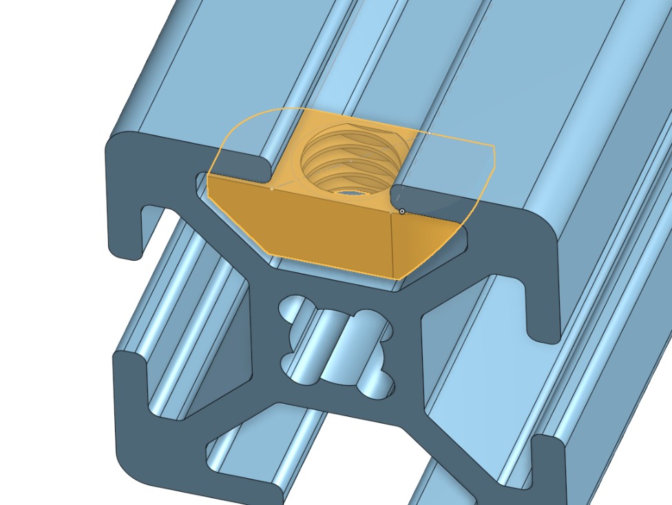 3D可打印喷嘴0.25mm）20mm铝制挤出
