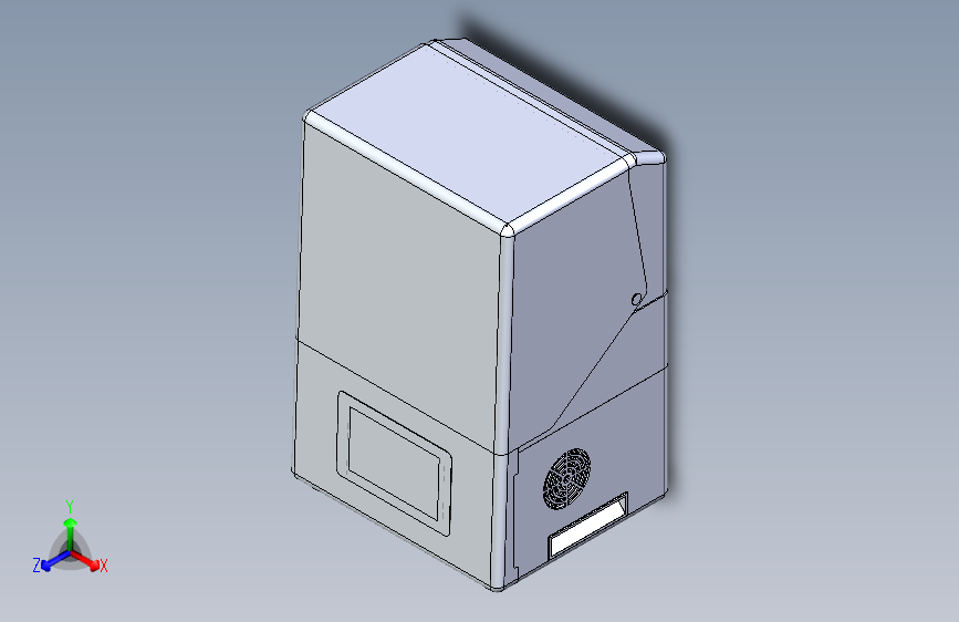 LCD打印机 主视图