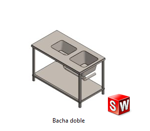 Ejem Bacha双筒槽和水龙头