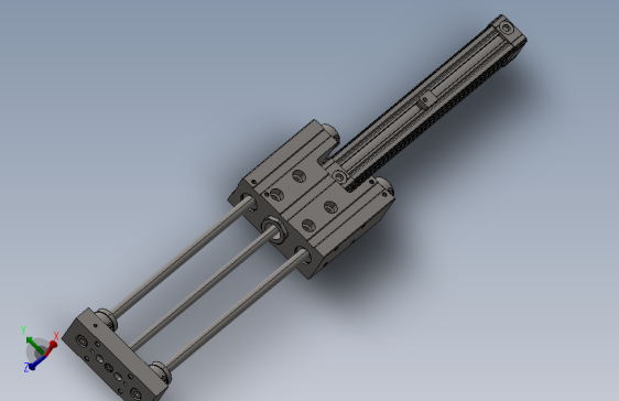 PHD气缸SLC83x250_L9_M_J3_AE_AR_62516_1O_E_FULLY EXTENDED