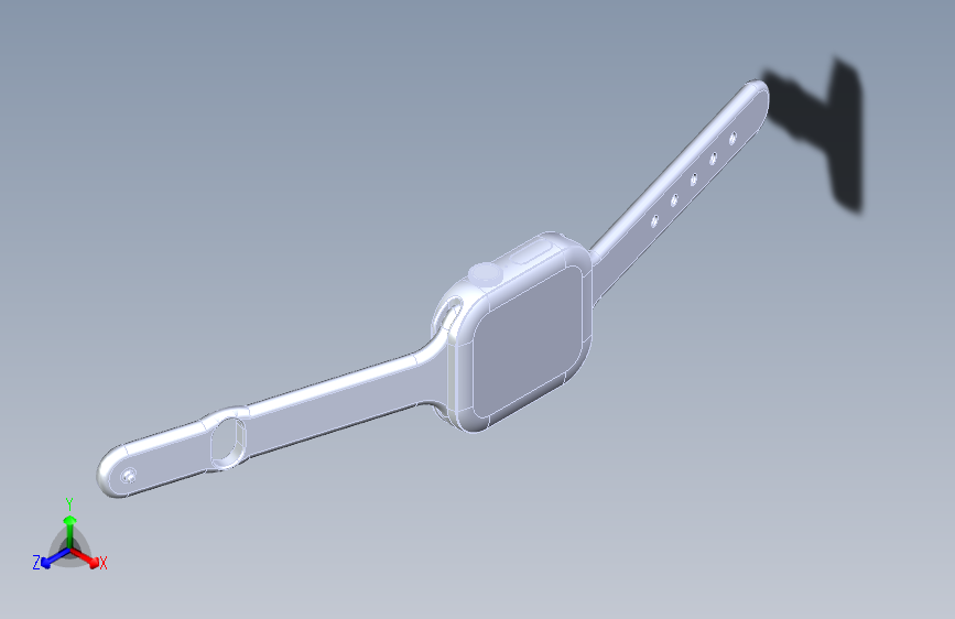 苹果智能手表SolidWorks三维模型