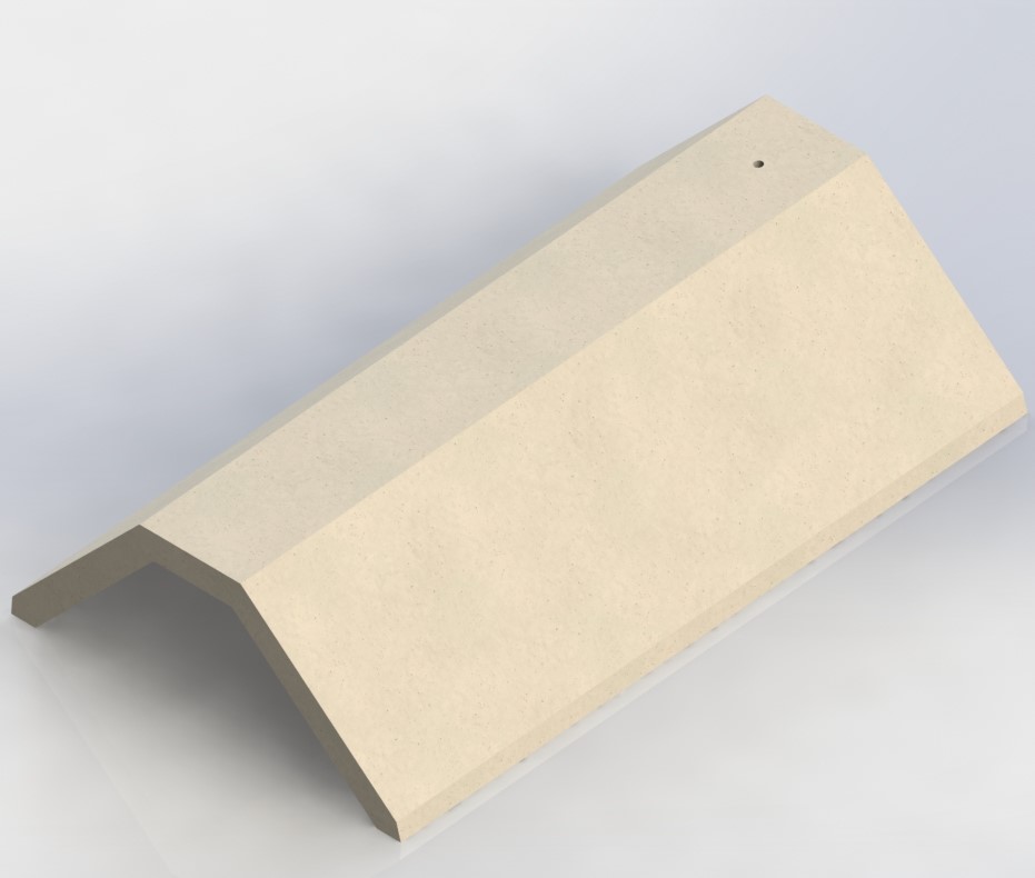 混凝土屋顶瓦组件