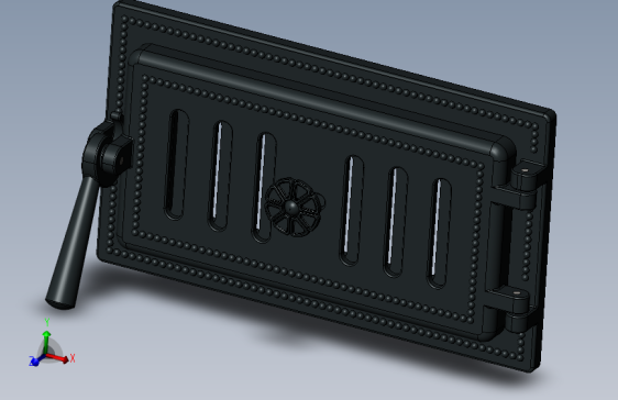 砖炉的排污门安装尺寸250x140mm毫米