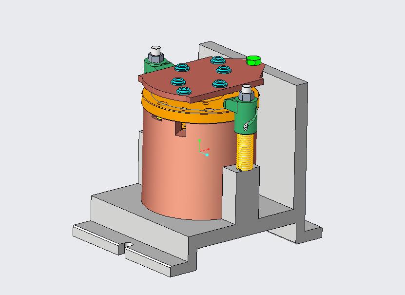 填料箱盖的钻2-M10，4-M10孔夹具设计及机械加工工艺装备含proe三维、仿真及非标7张CAD图