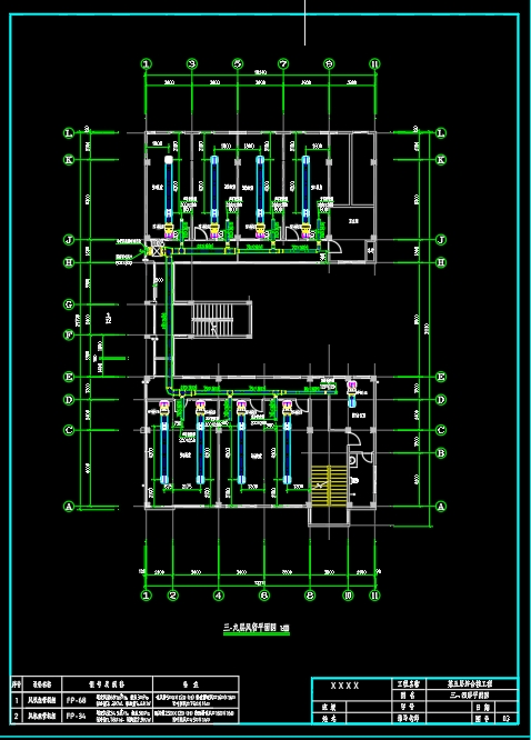 襄阳市某十层教学楼空调设计-暖通含CAD图